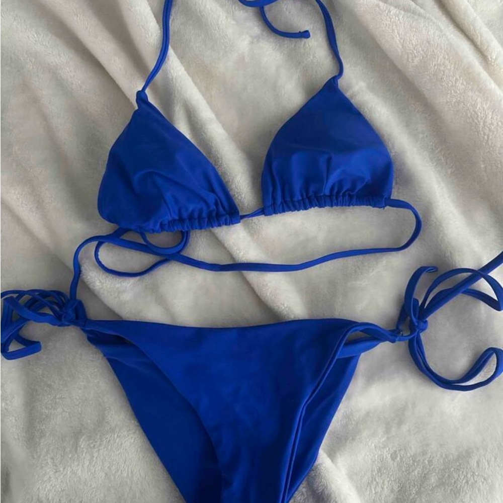 Vibrant Blue Bikini Set